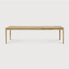 oak amelie extendable table