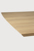 mila rectangular oak dining table