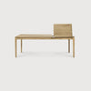 oak amelie extendable table