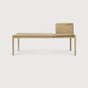 oak amelie extendable table