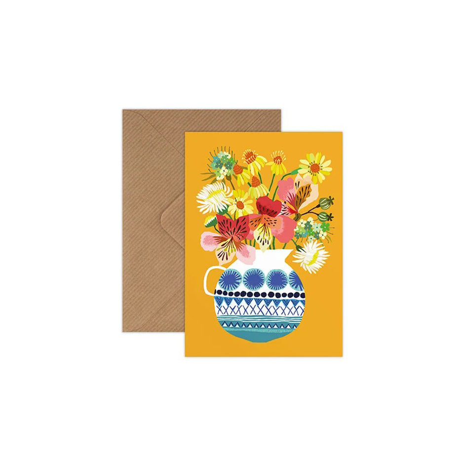 summer flowers card