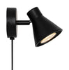 elsa wall light in black