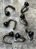 single ceramic hooks