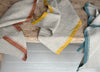 coloured stripe tea towels