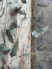 verdigris metal fern garland