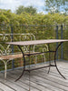 a collection of eight garden tables
