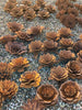 rusty metal flowers