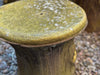 french rustic table and four stools