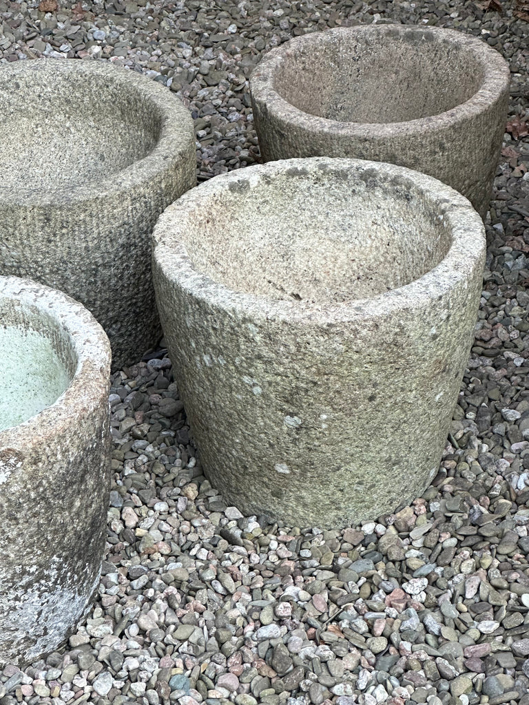 old granite mortars