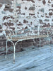 wonderful old french curly iron bench