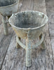 1950s french rustic planters