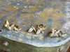 brass birds and butterflies