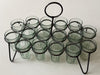 chai glasses with carrier