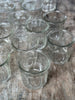old glass confit jars