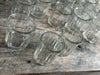 old glass confit jars