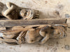 pair of early 19th century oak caryatids