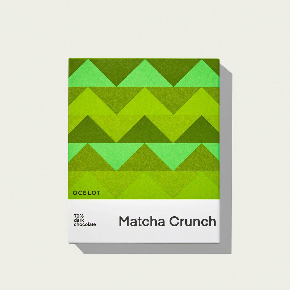 matcha crunch ocelot chocolate