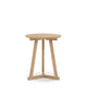 bella oak side table