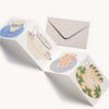 tea cups concertina card