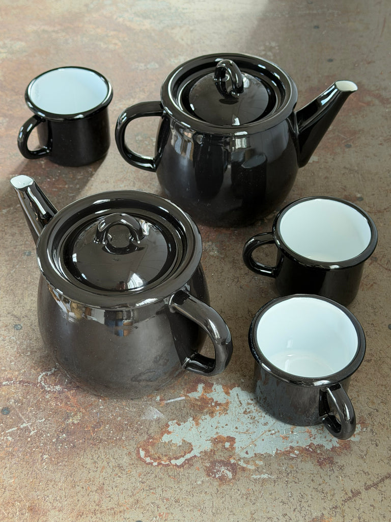 black enamel
