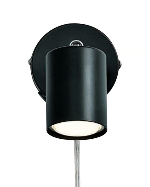 ella wall light in black