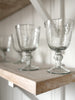 hammered wine goblet