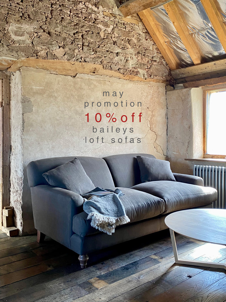 baileys loft sofa and footstool
