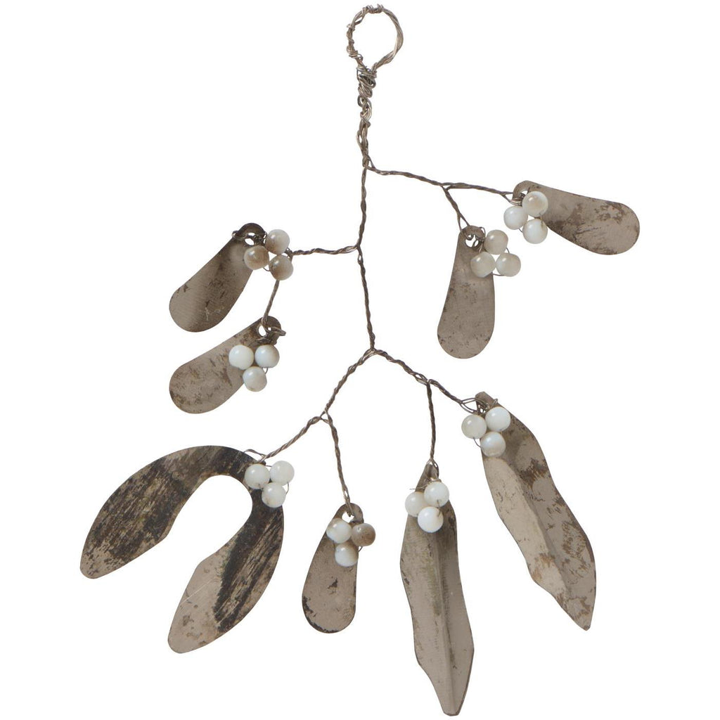 metal mistletoe sprig