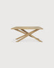 mila rectangular oak dining table