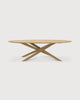 mila round dining table