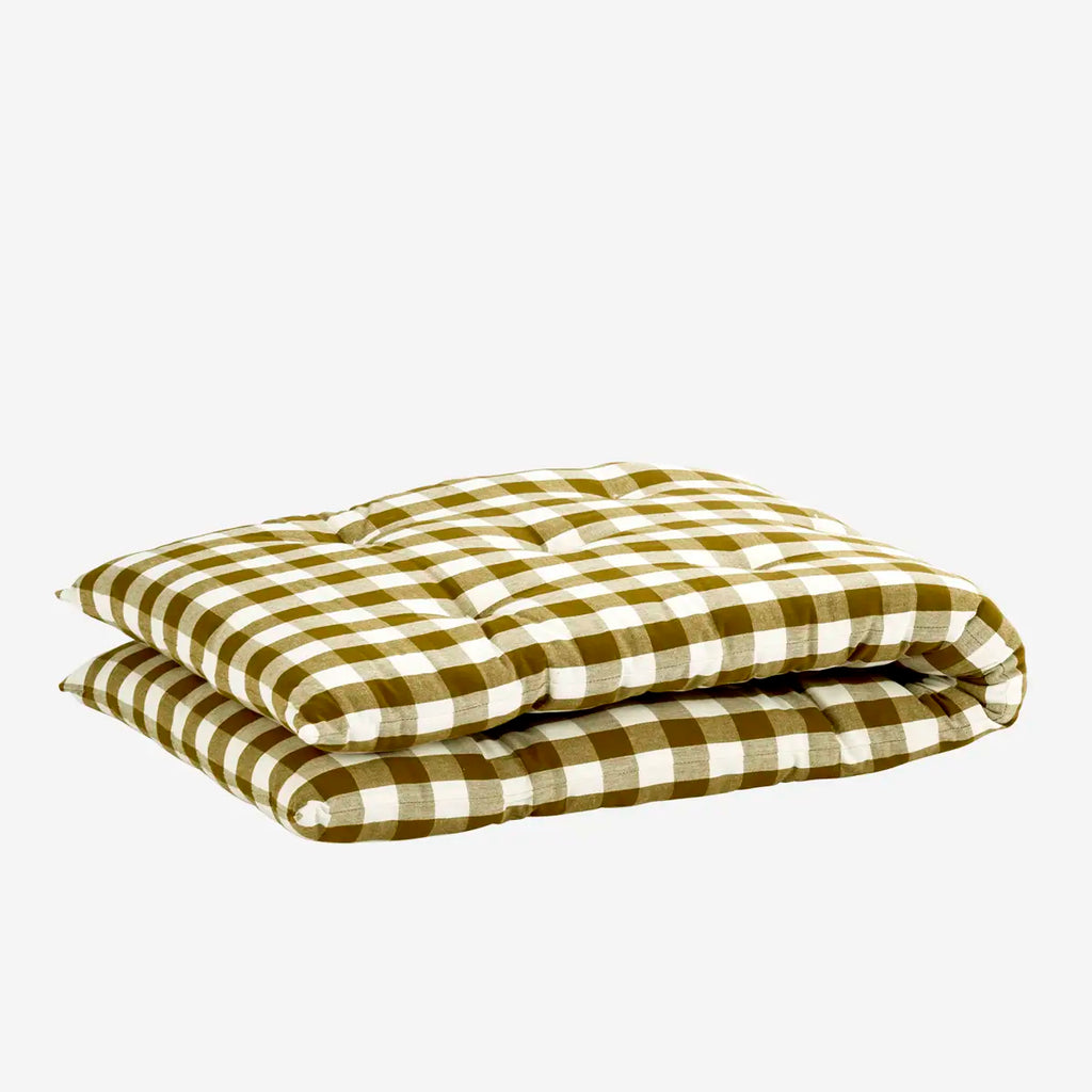gingham cotton mattress