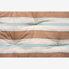 terracotta striped mattresses