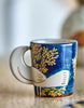 blue mythical bird mug