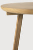 bella oak side table