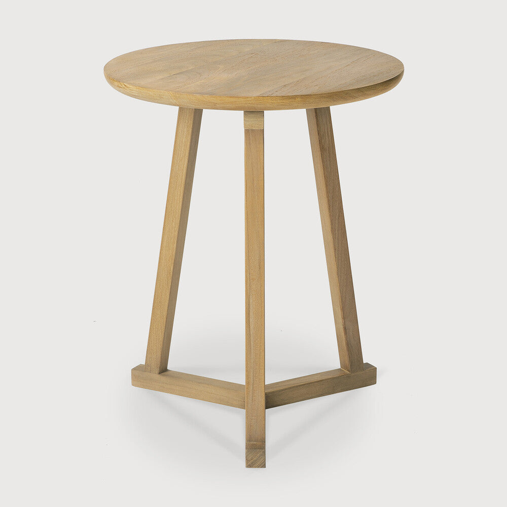 bella oak side table