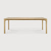 sienna oak dining table