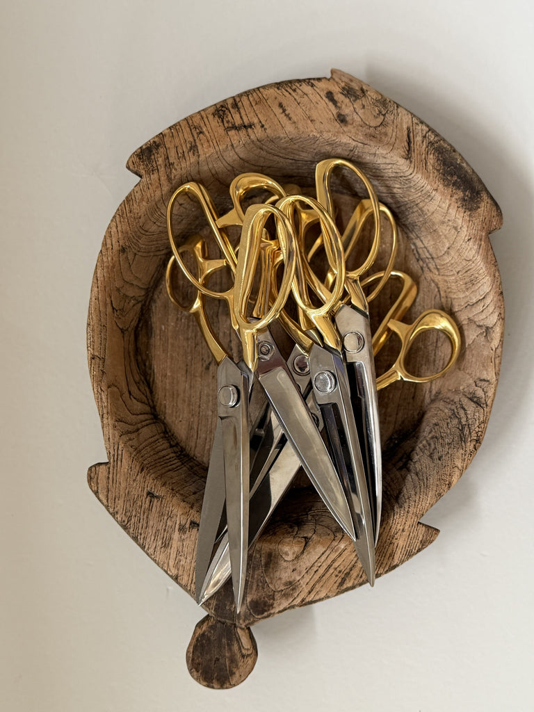 brass handled scissors