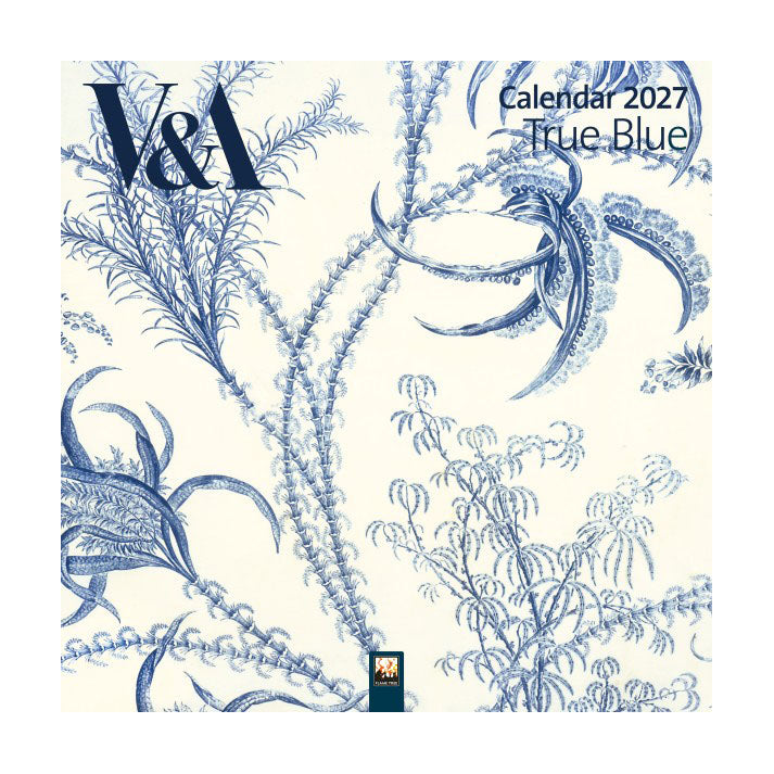 V & A true blue calendar 2027