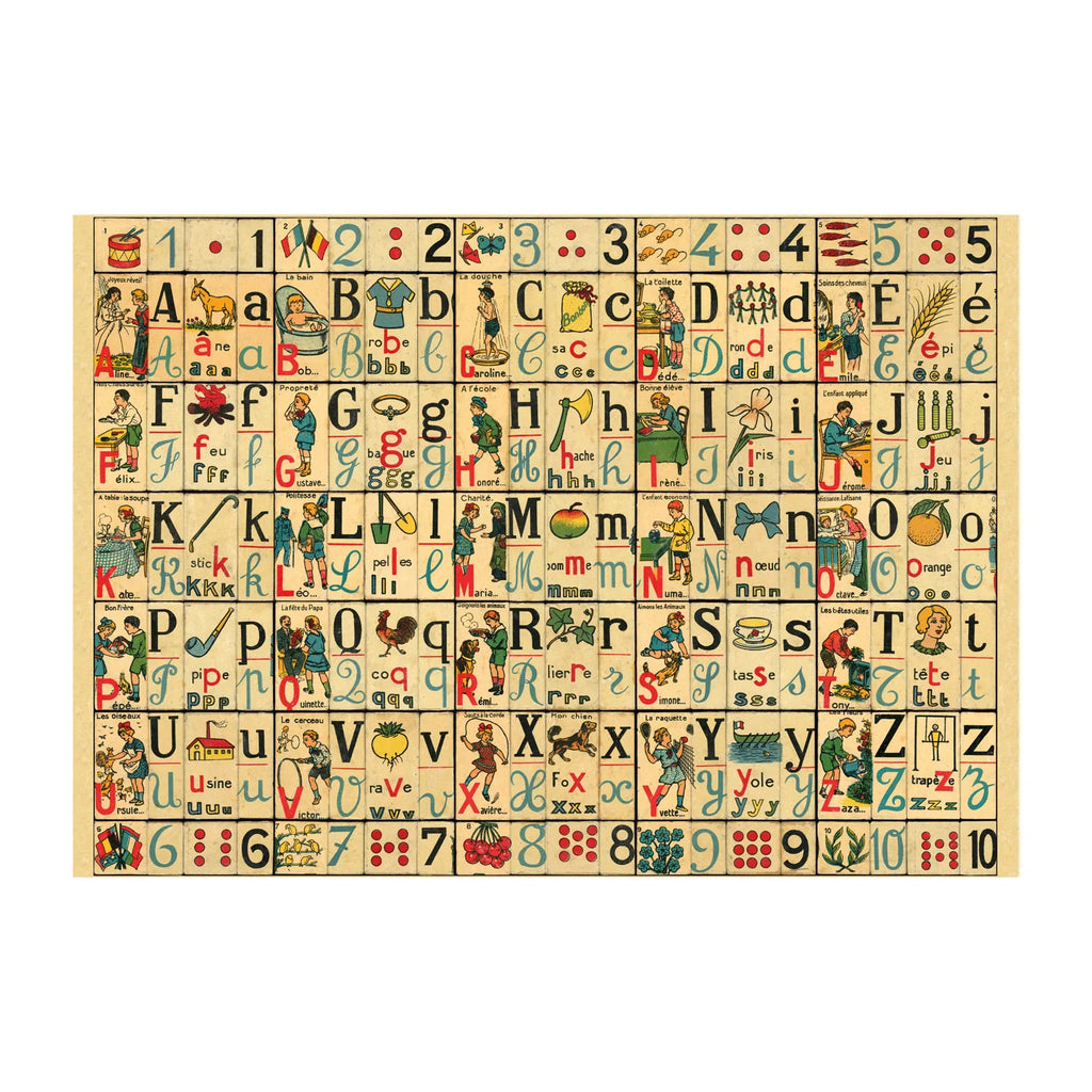 children's bricks wrapping paper