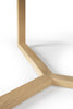 bella oak coffee table