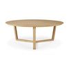 bella oak coffee table