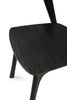 black amelie oak dining chairs