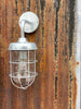 galvanised steel wall light