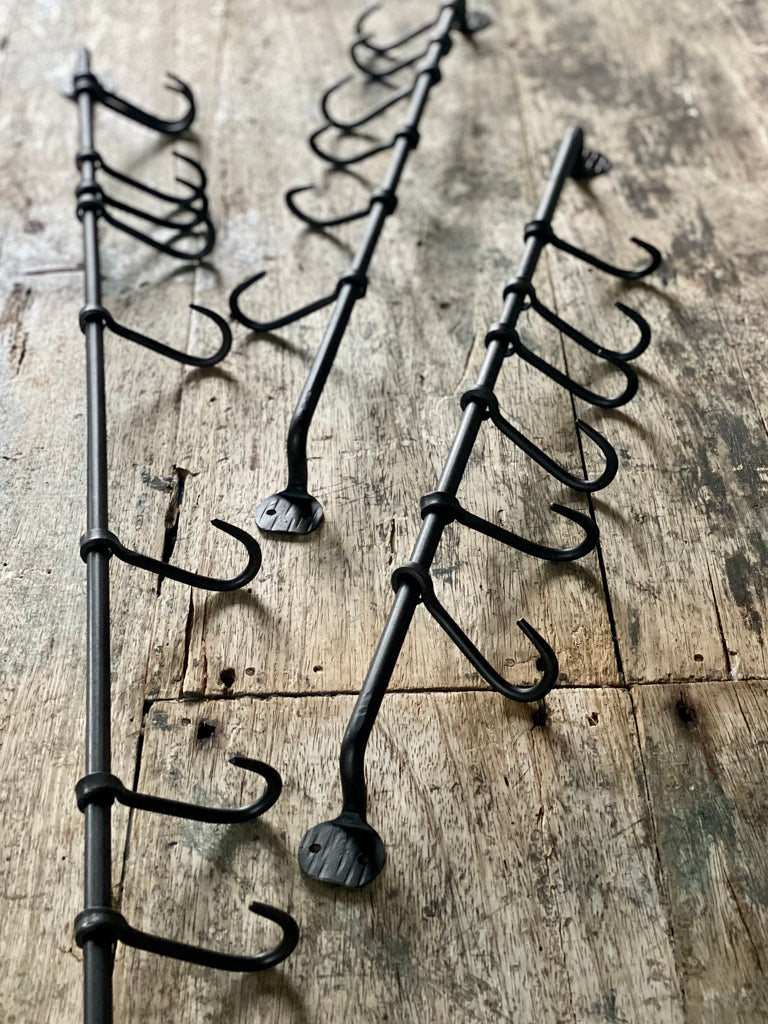 smithy made hook rail