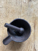 cast iron pestle and mortar and pestle