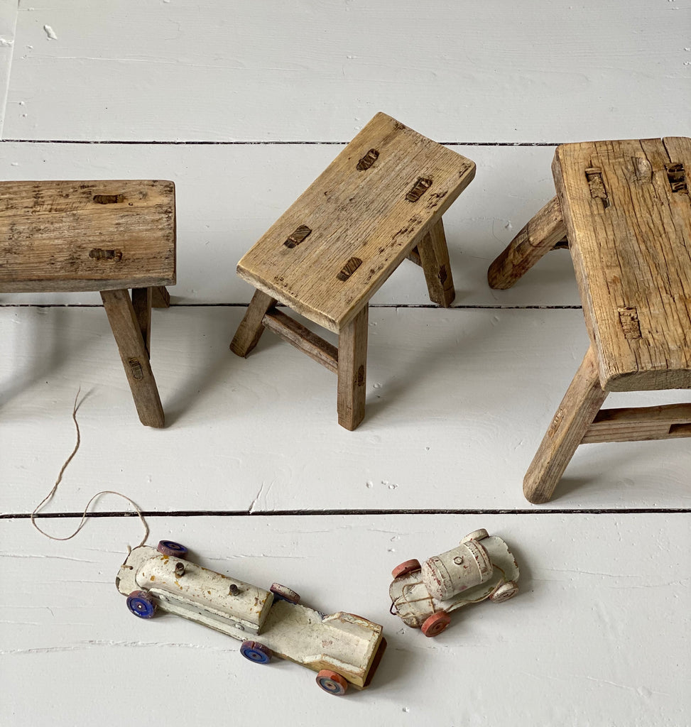 mini elm stools
