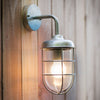 galvanised steel wall light